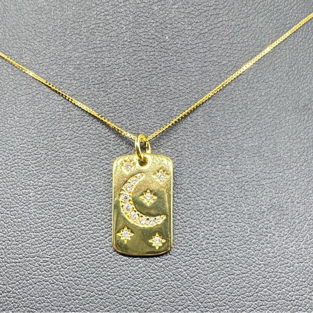18k Celestial Pendant - Picture 6 of 7